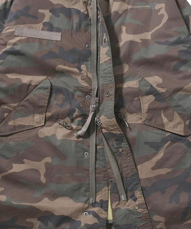 JOHNBULL ジョンブル M-65 ショートモッズコート フロントフラップポケット ミリタリーデザインディテール