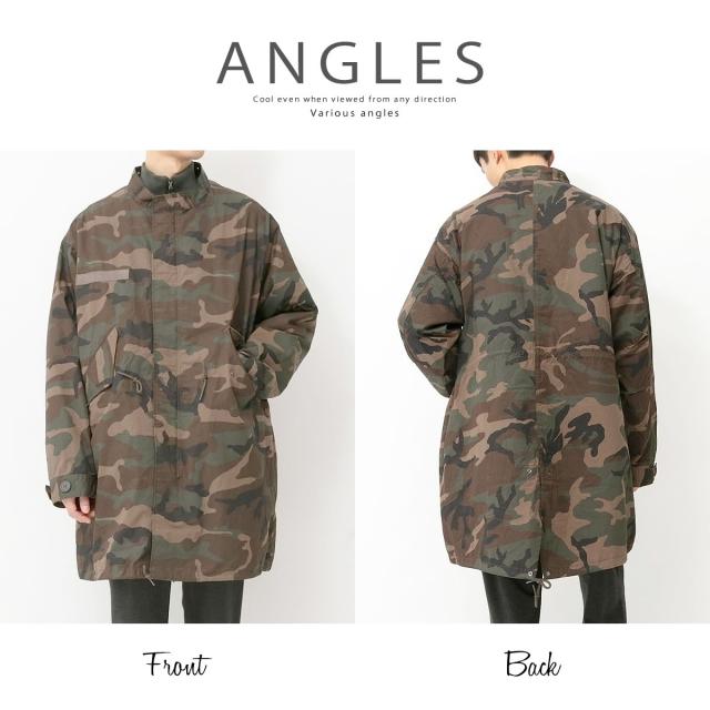 JOHNBULL ジョンブル M-65 ショートモッズコート バックスタイル フード付きミリタリーアウター