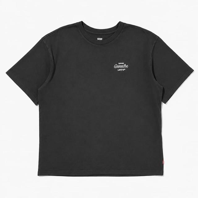 リーバイス グラフィックボックスTシャツ クルーネックの首元リブディテール