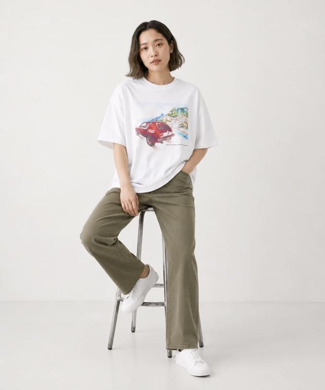 Levi's リーバイス グラフィックボックスTシャツ 各部ディテール