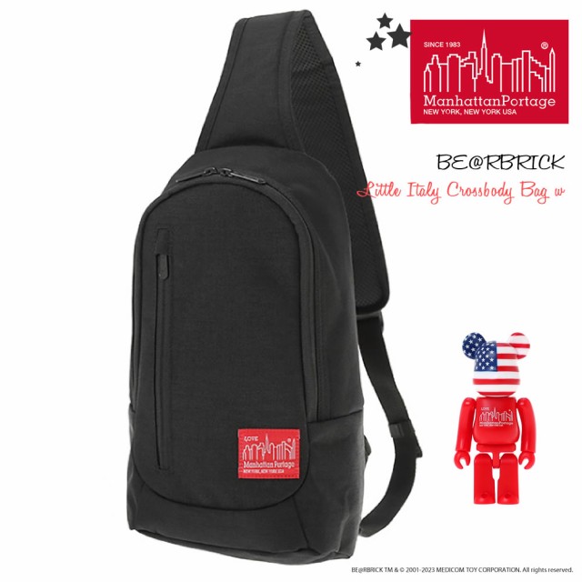 【特別限定モデル】ワンショルダーバッグ マンハッタンポーテージ ベアブリック BE@RBRICK コレクション リトルイタリークロスボディバッグ w  Manhattan Portage ( MP1927BE@RBRICK23 ) 斜めがけ 斜め掛け 肩掛け メンズ レディース おしゃれ かばん 