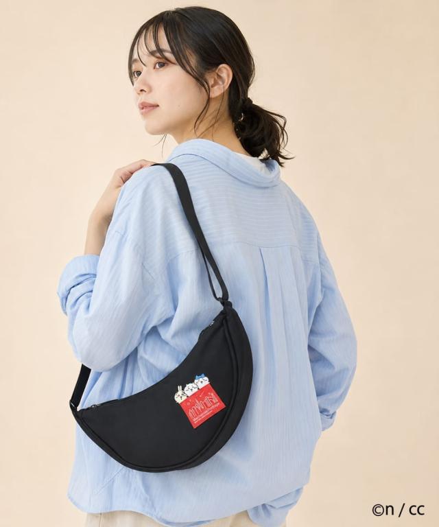開閉しやすいダブルジッパー仕様のメイン収納部