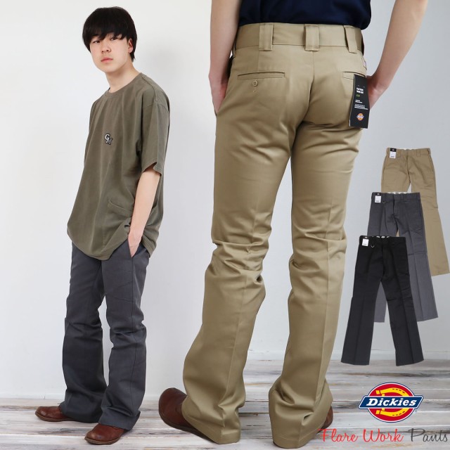 店舗限定販売】ディッキーズ メンズ Dickies ローライズ フレアパンツ