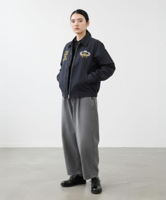 STUDIO D'ARTISAN ベトジャン サイドシルエット ショート丈 ライトアウター