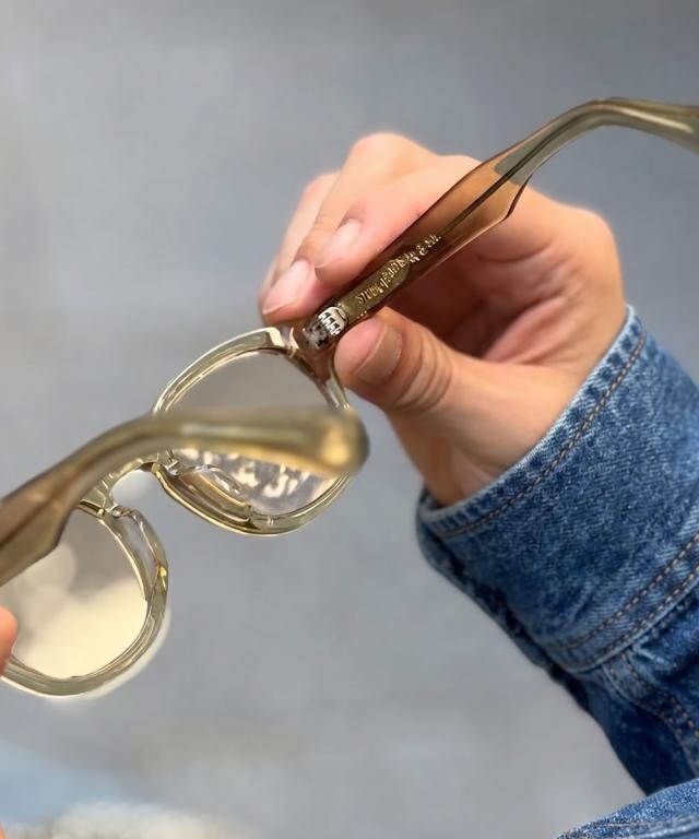 ステュディオ・ダルチザン サングラス 7558 フロントデザイン セルフレーム 鯖江の職人技