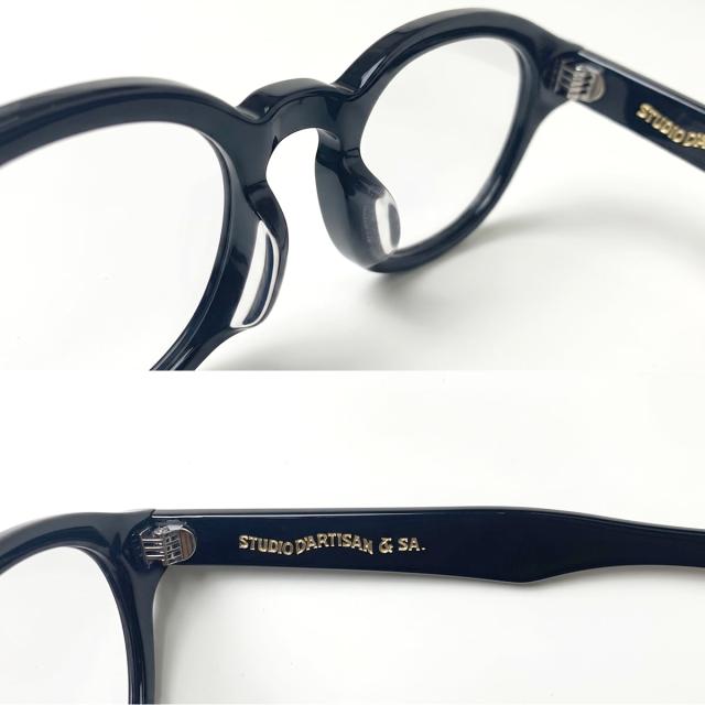 ステュディオ・ダルチザン 7558 サングラス 着用イメージ ブラック(BK) メンズ カジュアルスタイル