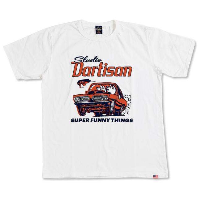 ステュディオ・ダルチザン プリントTシャツ ブラック カラーバリエーション バック