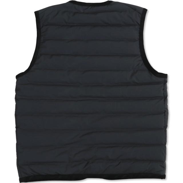 ヴァンソンエミレイユ ダウンベスト VM252SD26040 ブラック デザインディテール