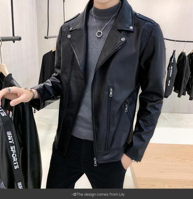 HAUTE オート レザージャケット ダブルジップアップ 馬革 ライダース M 馬革 本革ジャケット 馬革ジャケット ロック風 ライダース
