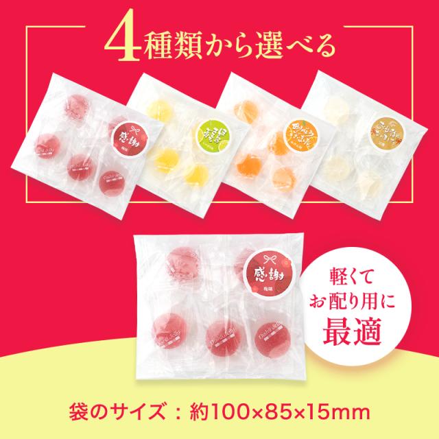 4種類から選べる　軽くてお配り用に最適