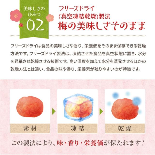 梅の美味しさそのまま