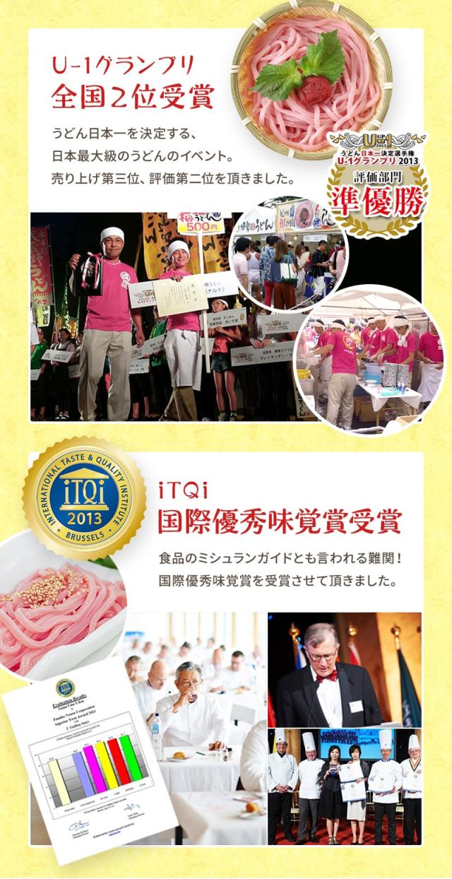 紀州冷し梅うどんセット(大盛り5人前)