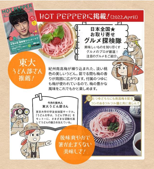 紀州冷し梅うどんセット(大盛り5人前)