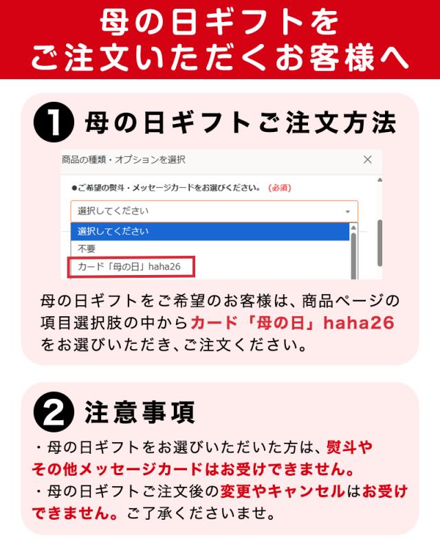 母の日ギフトについて