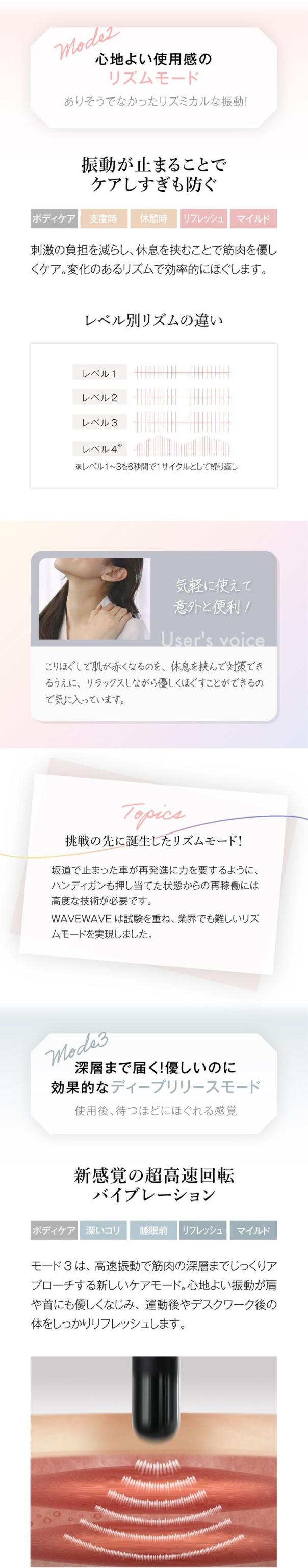 WAVEWAVE Fascial Release Gun Mirai lp07