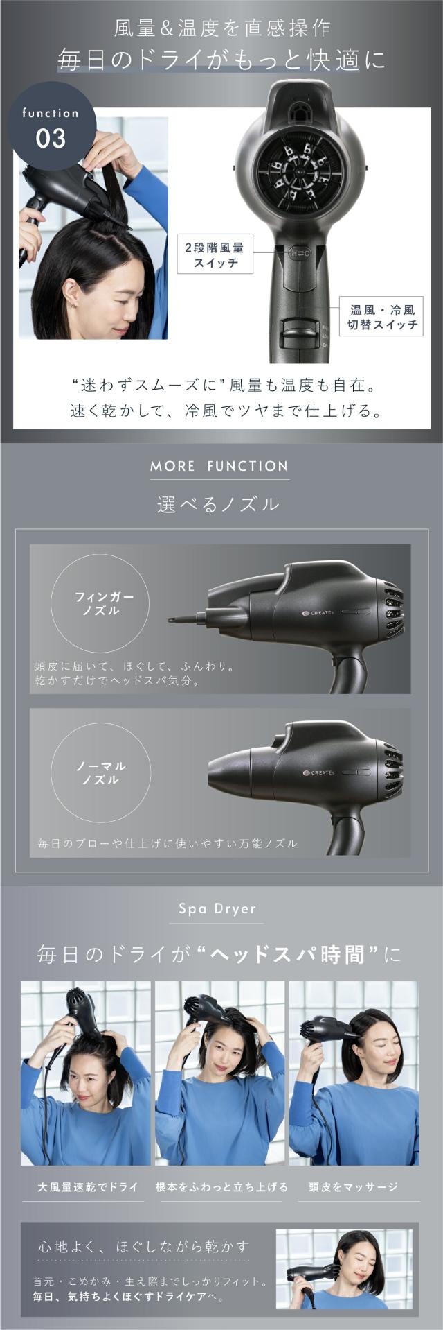 ミドル世代の髪悩み ケアドライヤー 自宅でスパ気分 lp05