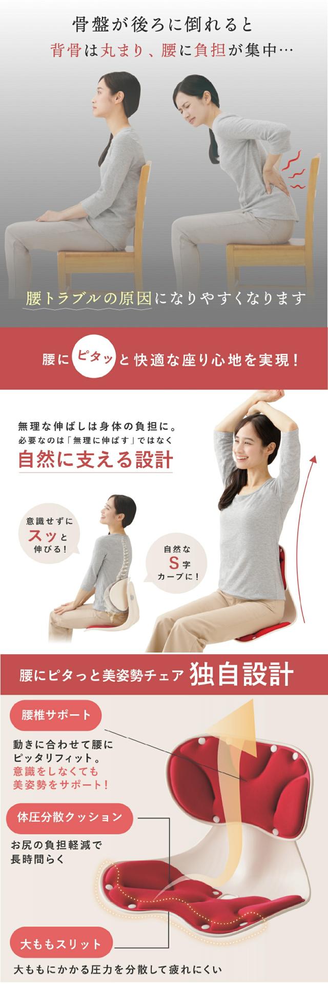 骨盤サポートチェア lp03
