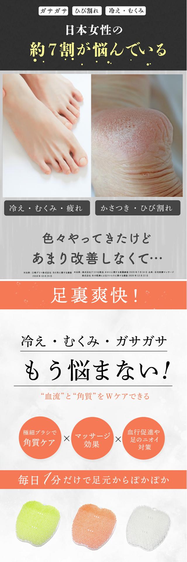 フットグルーマーグラン フットブラシlp04