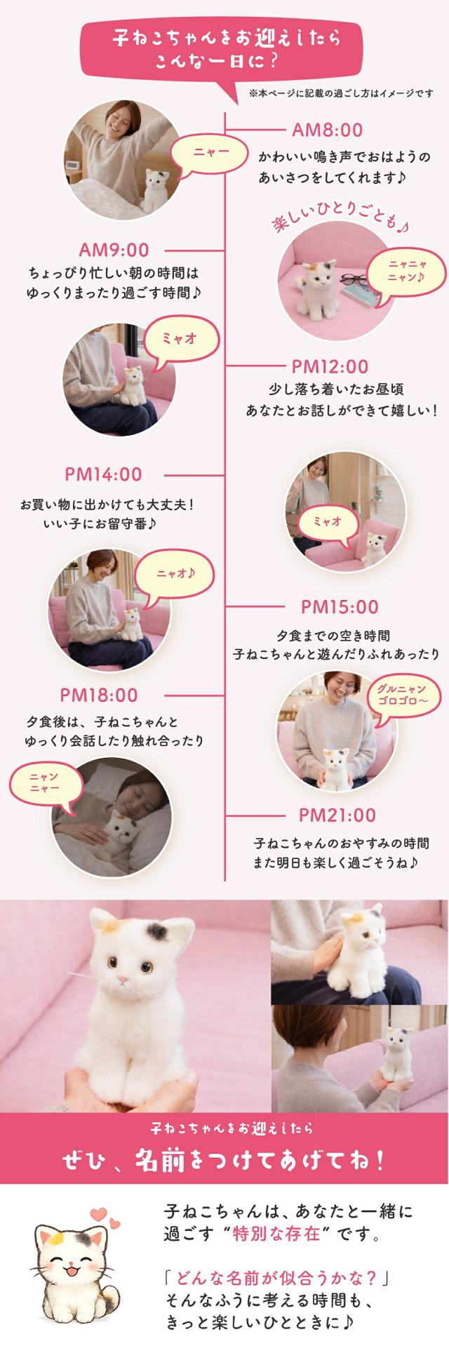 かわいいなきごえ あまえんぼう 子ねこちゃんmini ミケネコ lp05