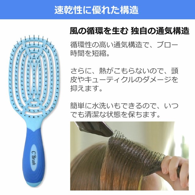 正規品 NuWay ヘアケアブラシ ニューウェイ NuWay4Hair C Brush