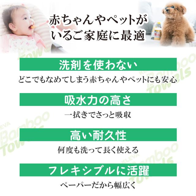 クレバー バンブータオル lp13