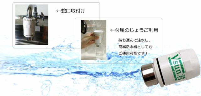 νSUN君 ニュー・サンクン 171コア/1連 じょうご付き 量子水 活水器