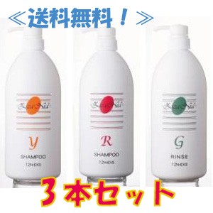 ジザニア シャンプーRシャンプーYリンスG1000ml3本セット