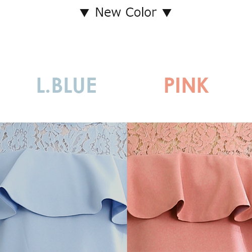 新着商品 メール便 送料無料 胸元レース フリル ワンピース 半袖 パーティー フォーマル カジュアル Lサイズ Merlot Plus ラッピング無料 返品も保証 Www Eyewitnessnewsindia Com