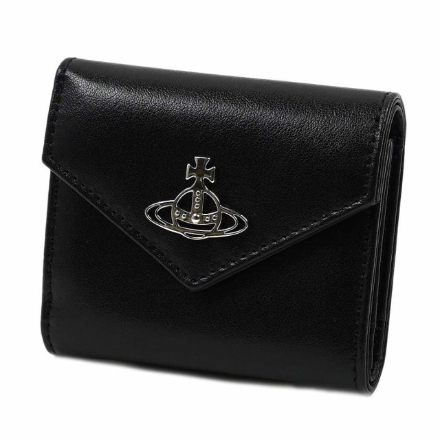 ヴィヴィアンウエストウッド 財布 Vivienne Westwood BLACK 三 