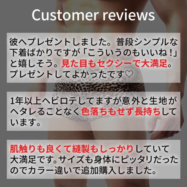 【送料無料】かっこいい ローライズ豹柄ボクサーショーツ