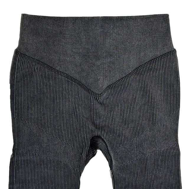 3D立体美尻 リブ編み厚手のトレーニングパンツ