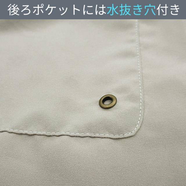 インナーなしですっきり！水陸両用メンズサーフパンツ無地