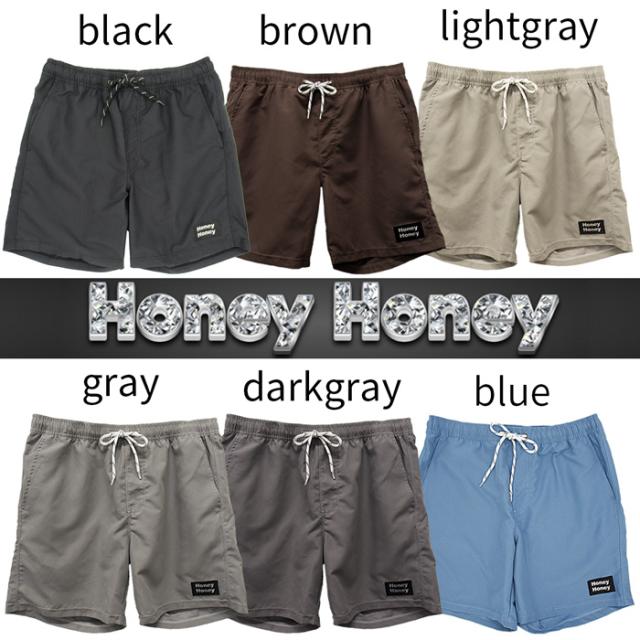 インナーなしですっきり！水陸両用メンズサーフパンツ無地