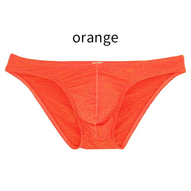 ピタピタローライズフィットの杢柄メンズビキニパンツ