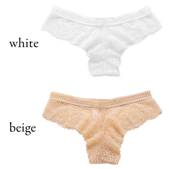 【プチプラ】 総レースのレディースブラジリアンショーツ