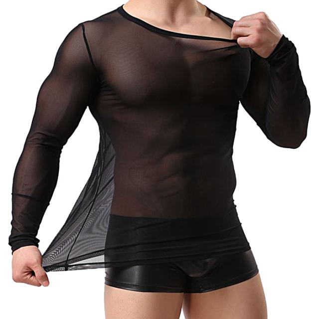 メンズセクシー長袖シャツ