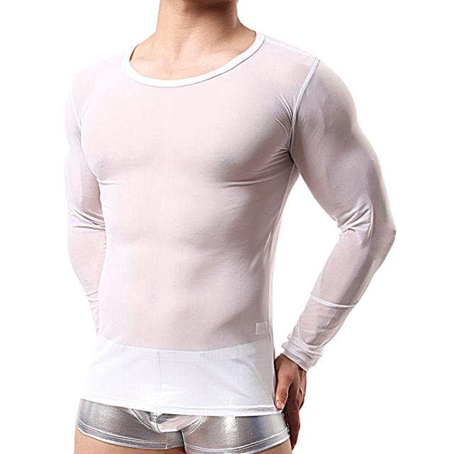 メンズセクシー長袖シャツ