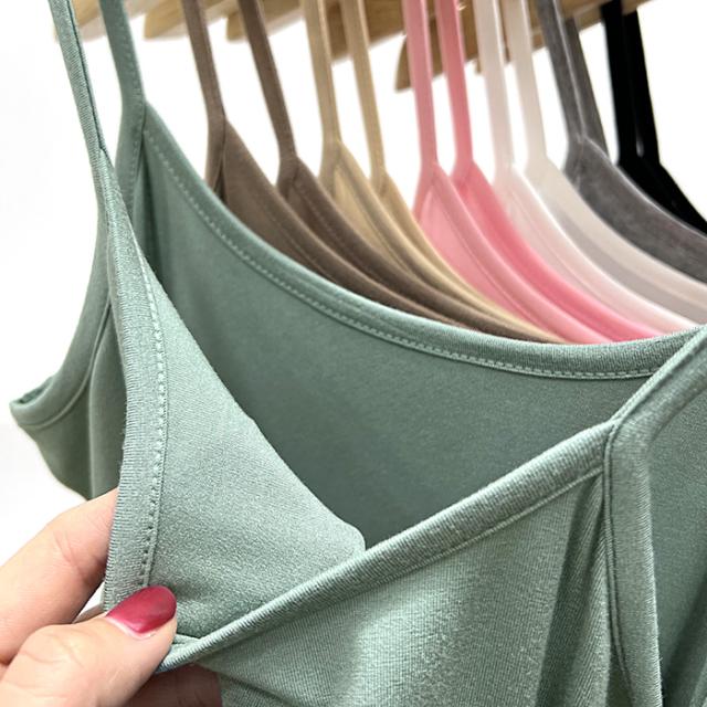 定番無地プチプラキャミソールタンクトップ