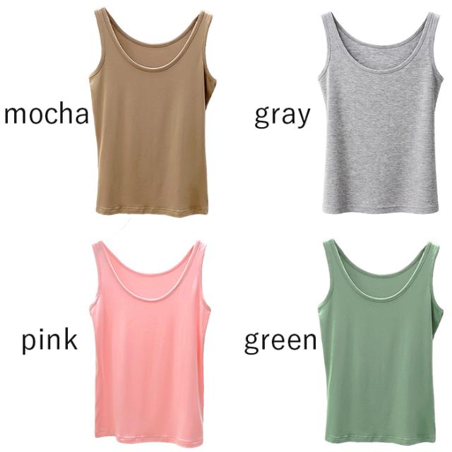 【送料無料】 さらっと快適レディースタンク・キャミ
