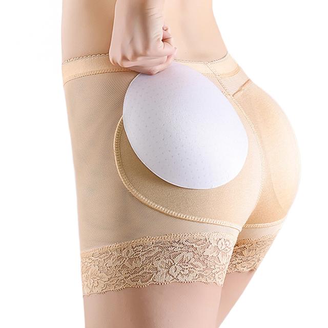 【送料無料】履くだけ簡単！パッド入りヒップアップガードル