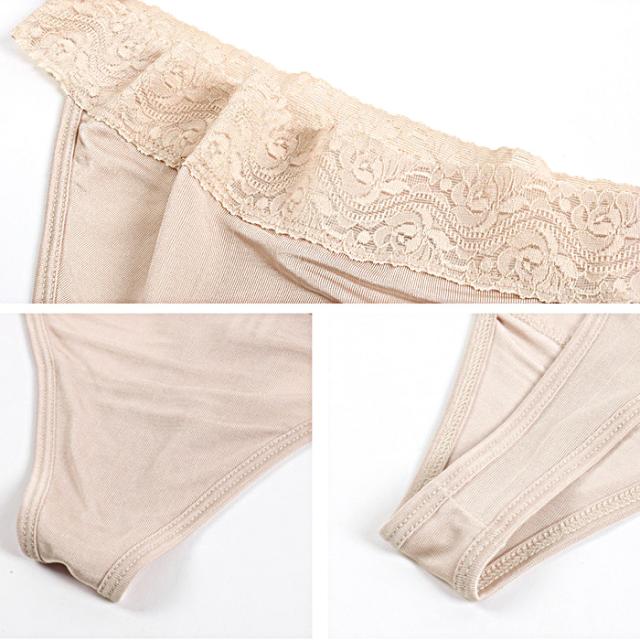 シルク100％Tバックショーツ