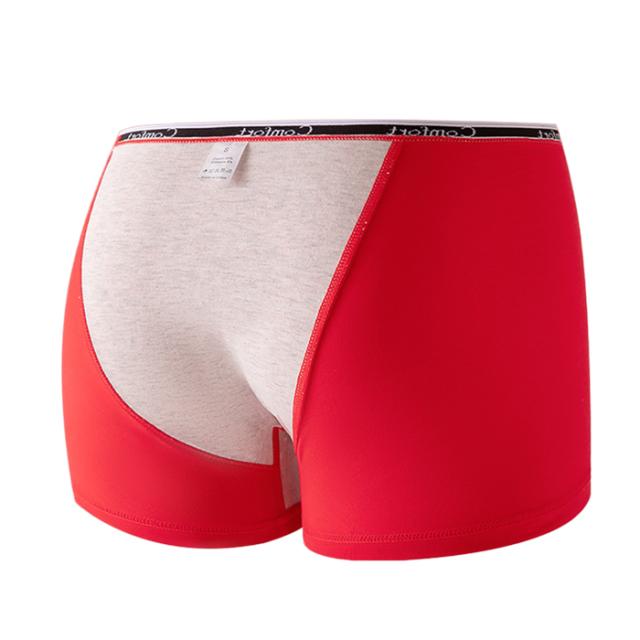 【送料無料】 綿95% ボクサータイプのサニタリーショーツ