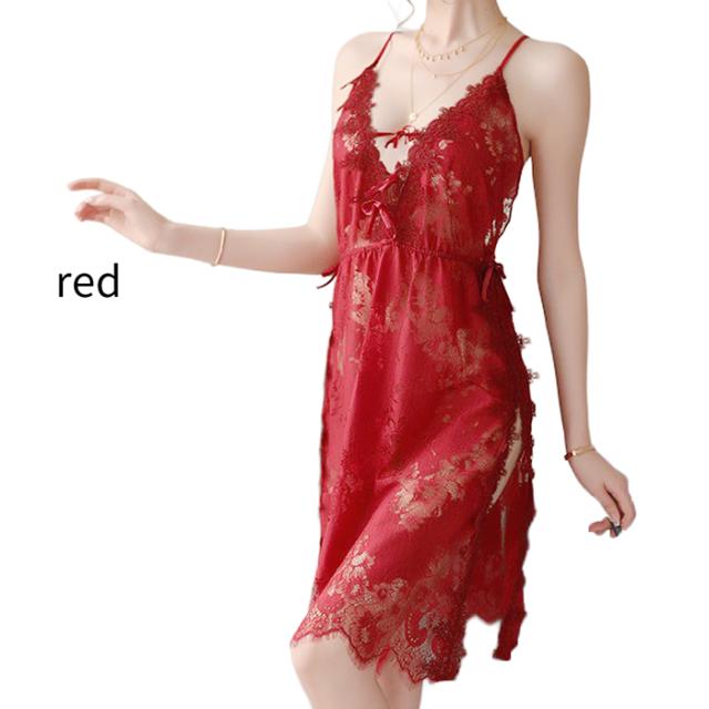 エレガント系 スケスケのエロカワランジェリー同色Tバック付き