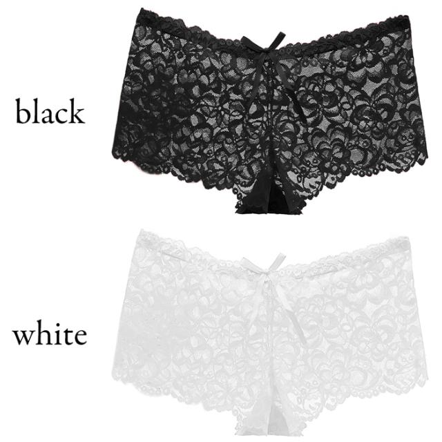 【プチプラ】 総レースのレディースボックスショーツ