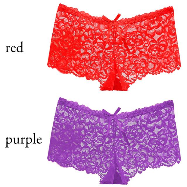 【プチプラ】 総レースのレディースボックスショーツ