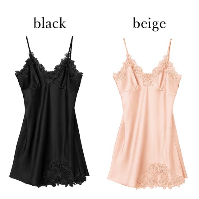 【送料無料】 エレガントなサテンスリップ