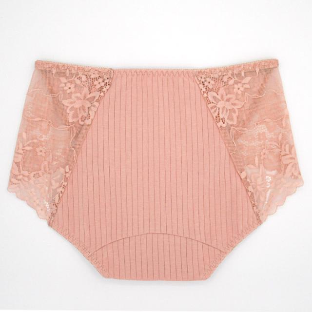 【送料無料】 サイドレースがかわいい 綿のサニタリーショーツ