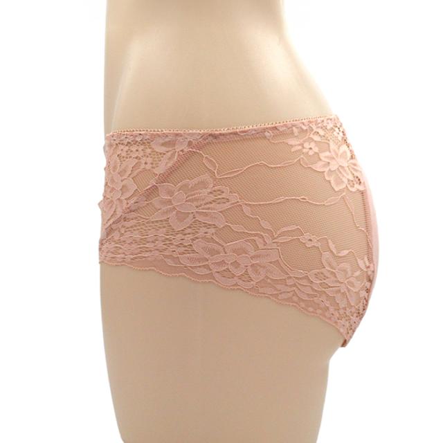 【送料無料】 サイドレースがかわいい 綿のサニタリーショーツ