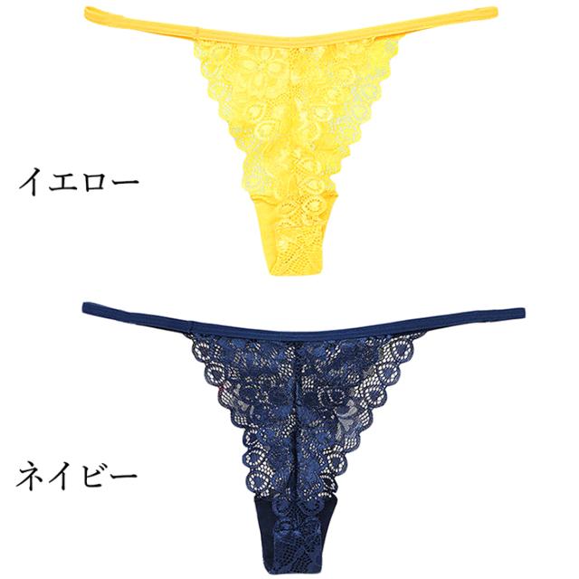 透けるストレッチレース サイドストリングのセクシーTバック