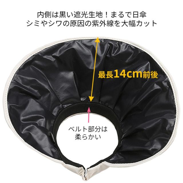 まるで日傘【2way】UVサンバイザー＆カチューシャ